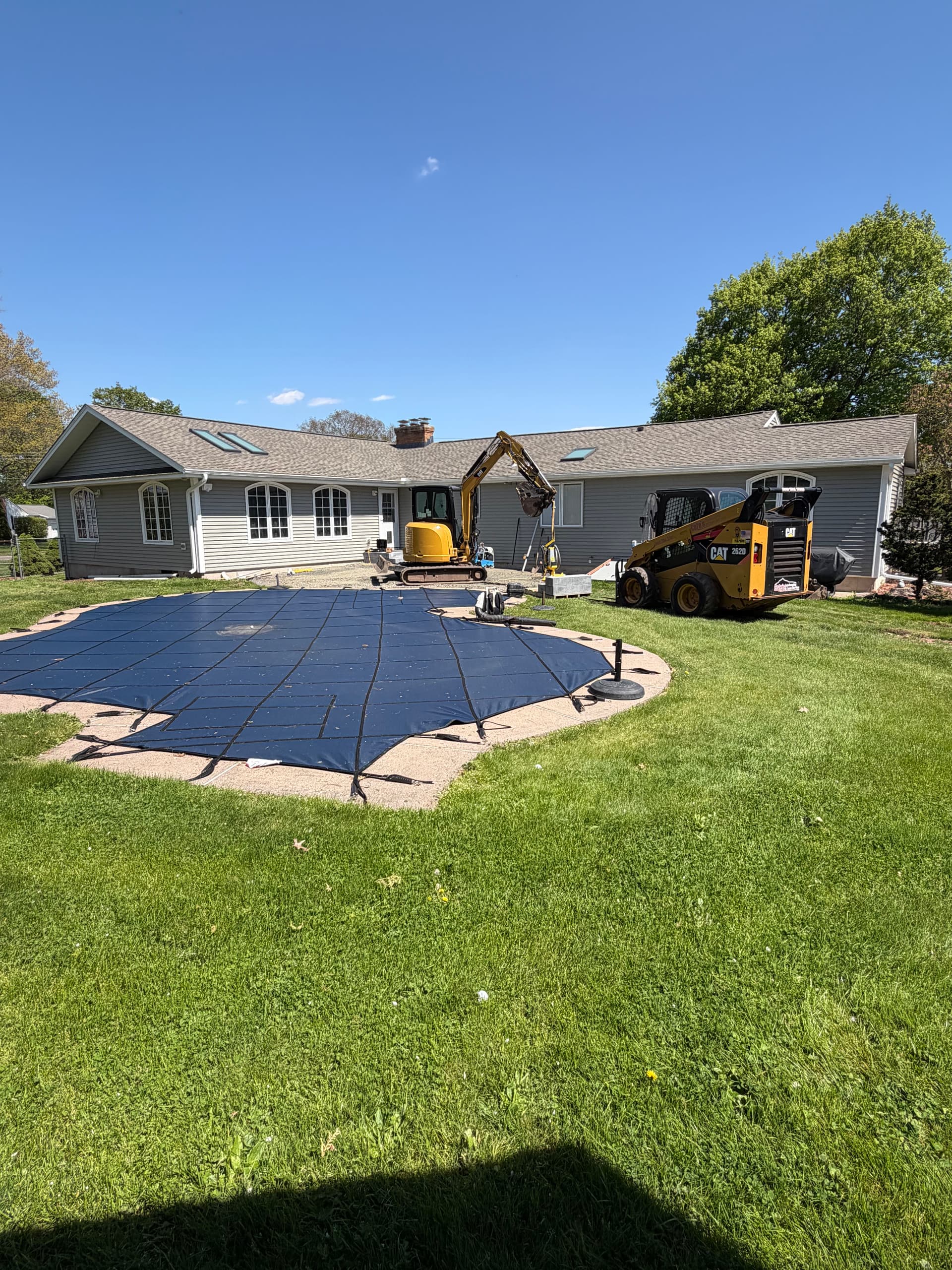 Pool Patio Prep Work Underway Before Summer Hits image