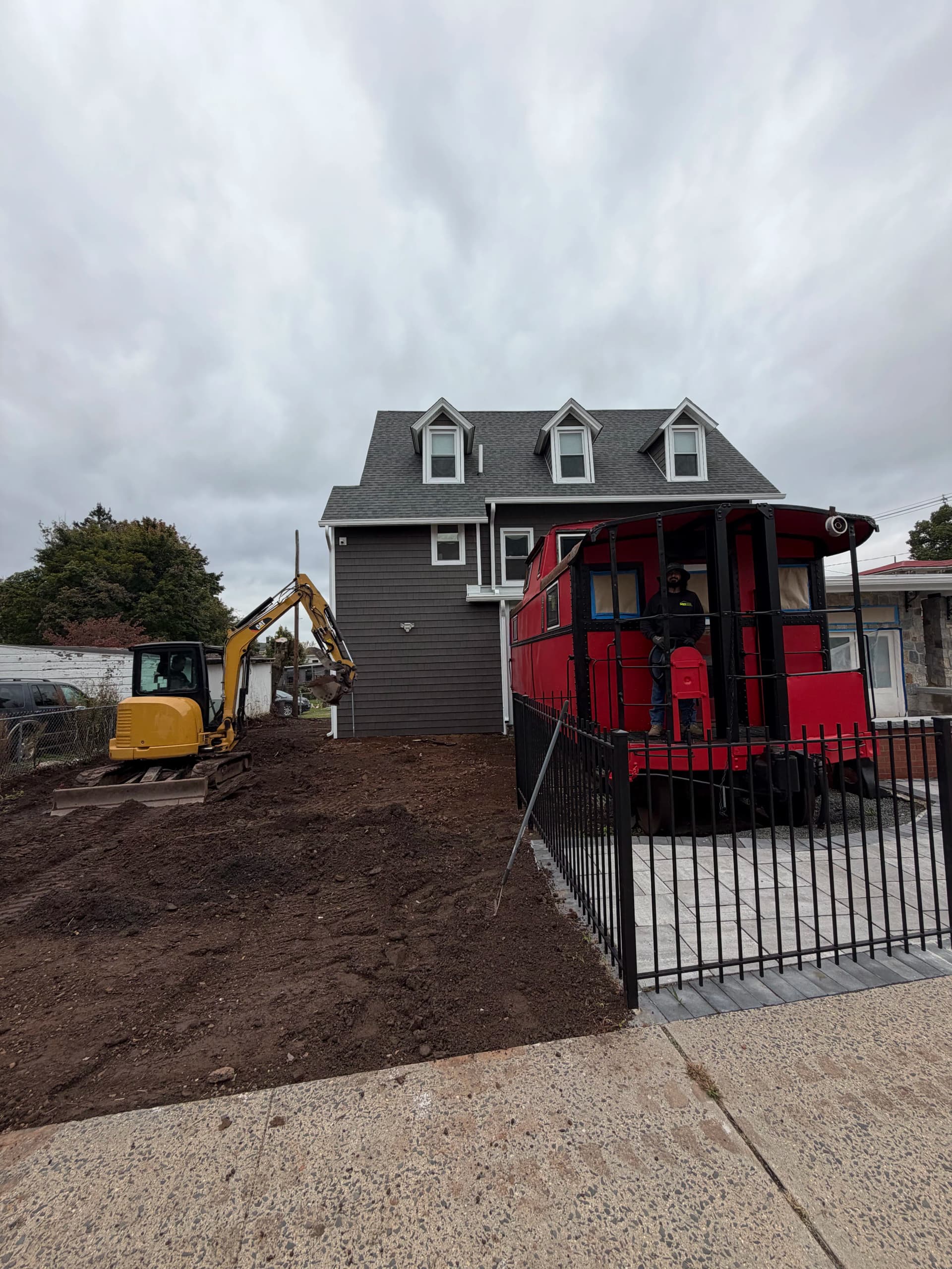Land Grading Next to the Most Unique Property We've Seen image