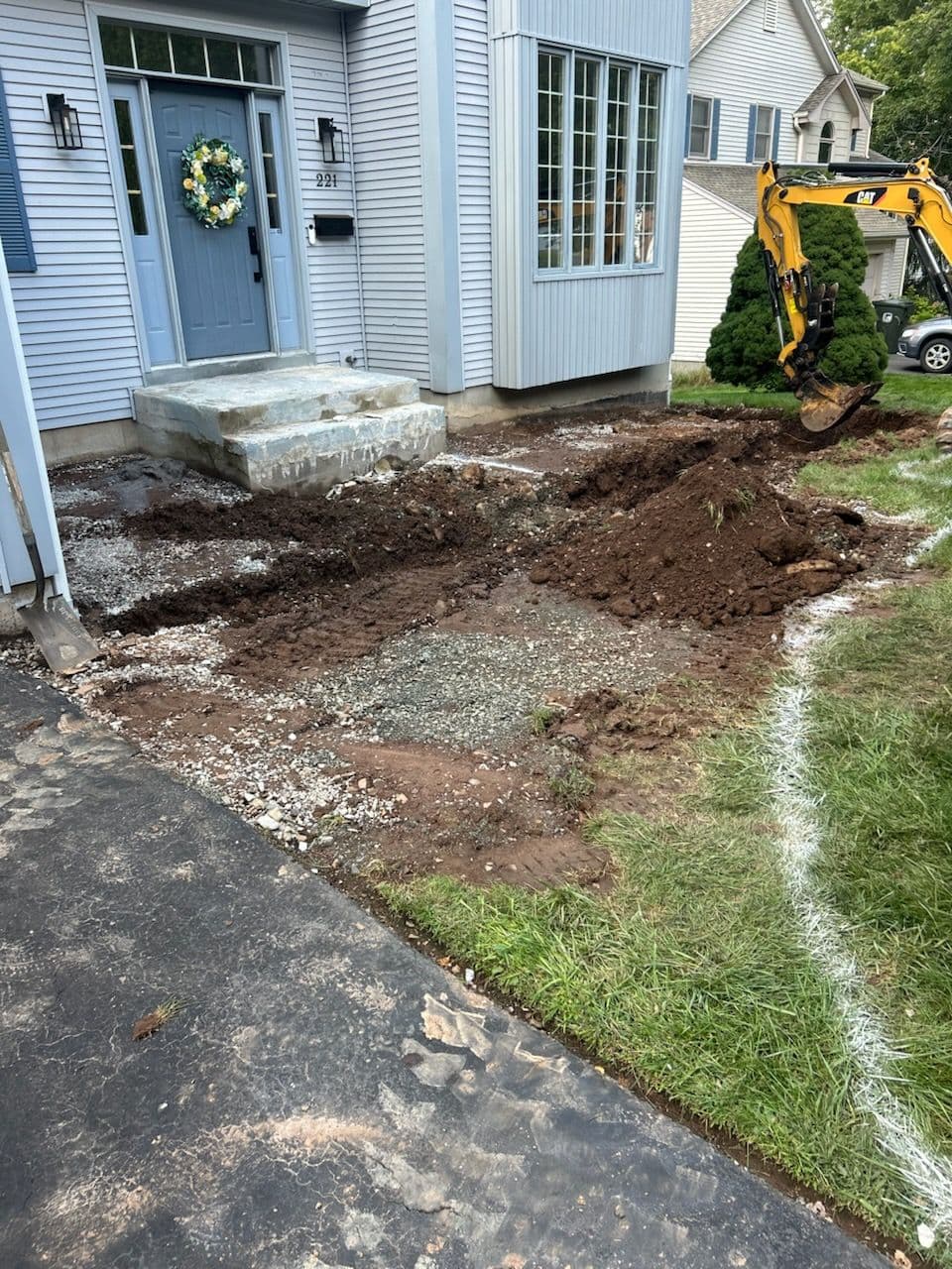 Front Yard Transformation with Expert Land Grading