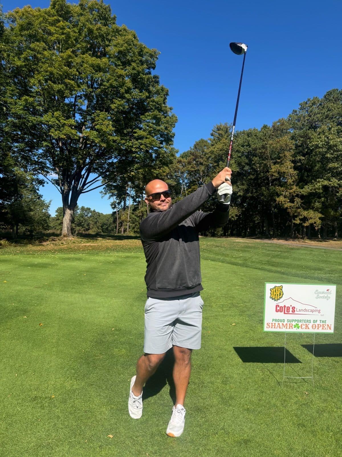 Swinging in Support at the Shamrock Open image