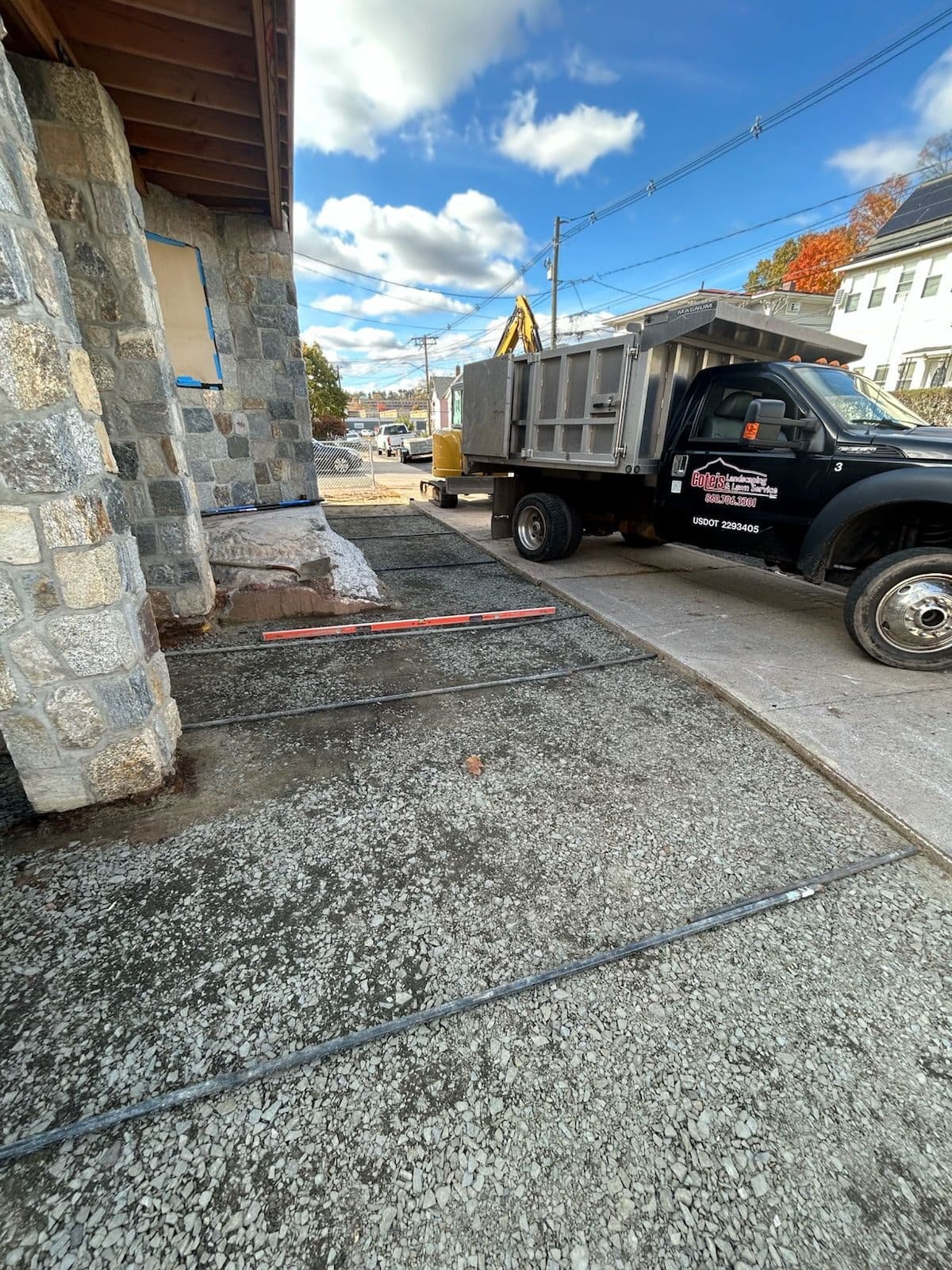 Project Unilock Patio Progress in Beacon Hill image