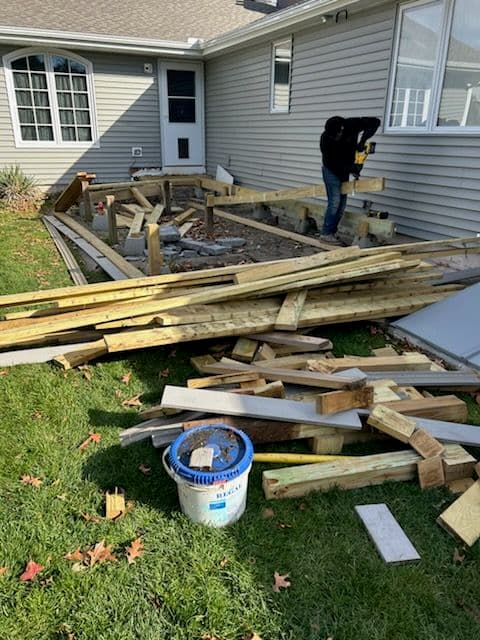 Gallery photos for Turning Backyard Chaos into Poolside Bliss in Wethersfield: Image #2