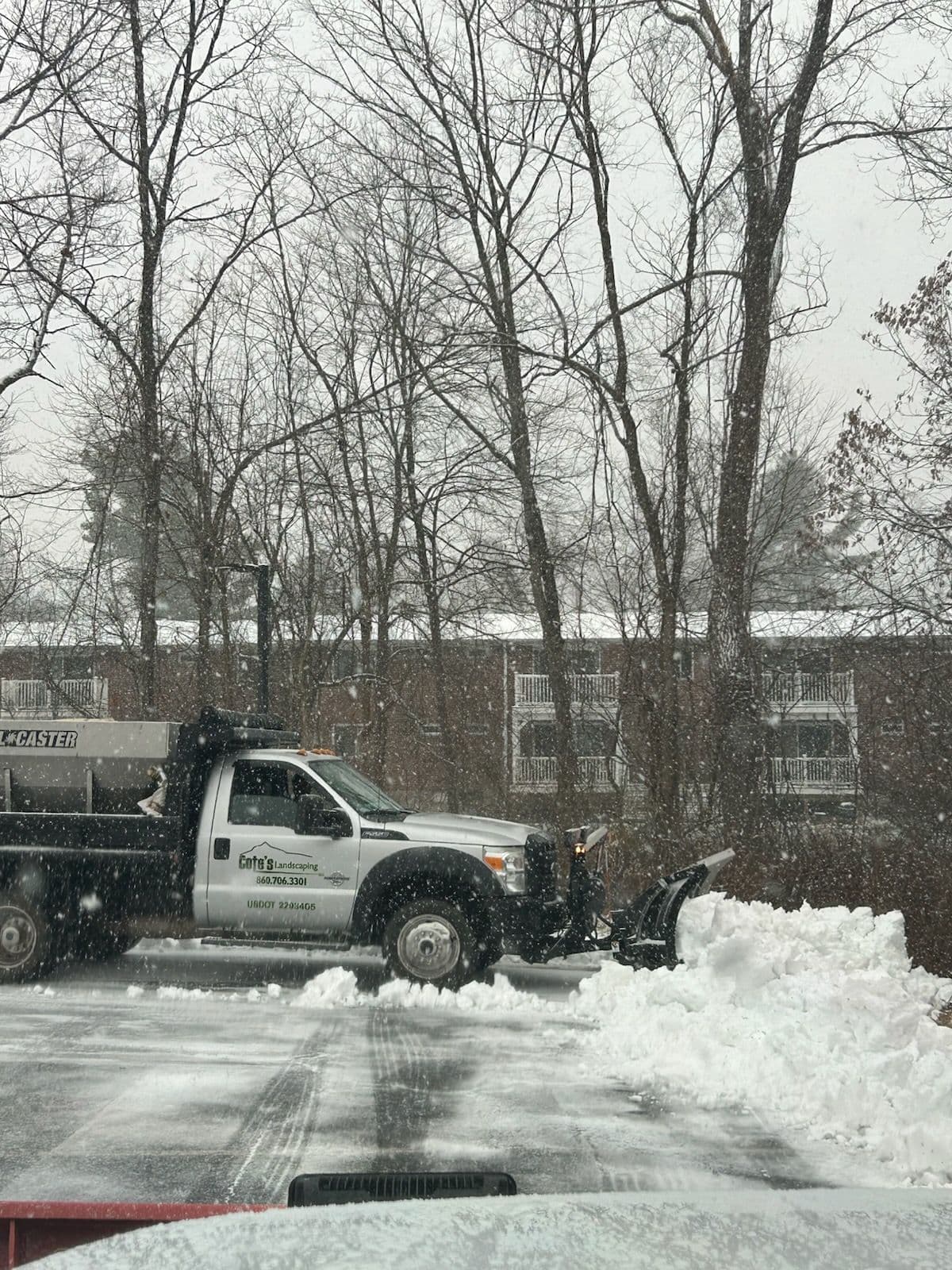 Cote's Landscaping Tackles Snowy Roads in Farmington Big Sky image