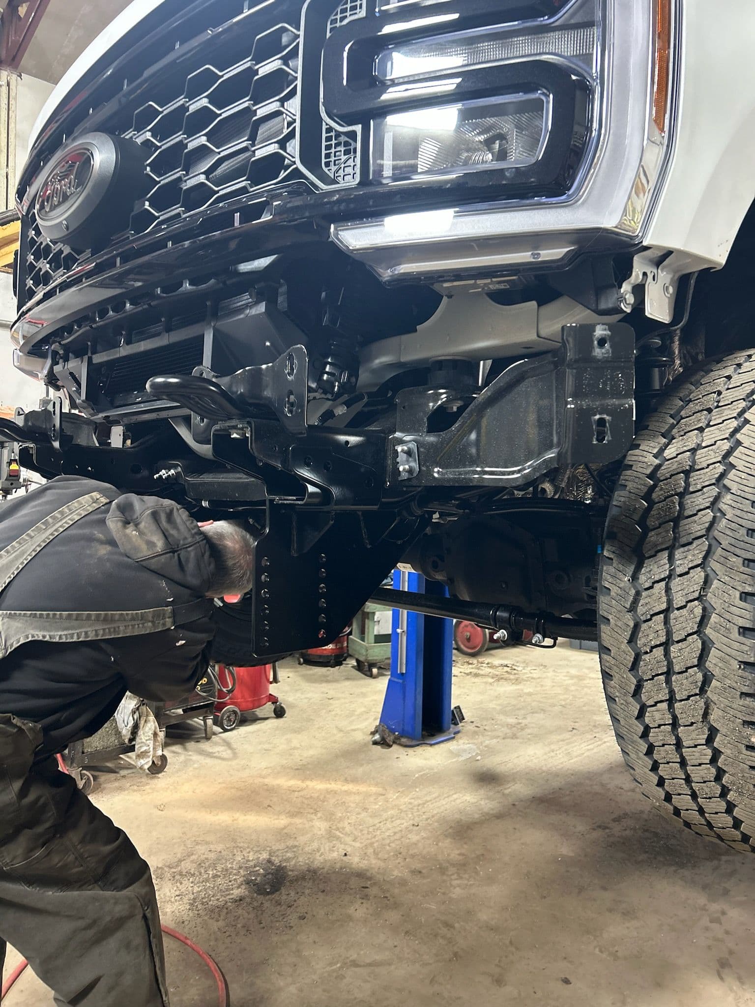 New Plow Frame Installation for Winter Readiness image