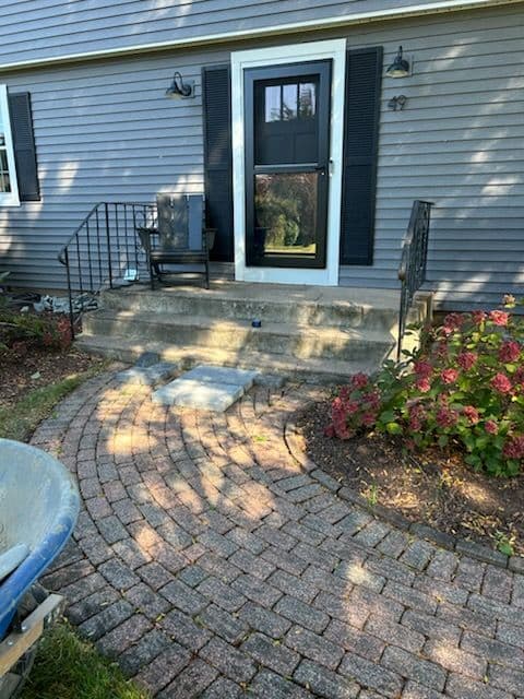 Modern Walkway and Entrance Transformation