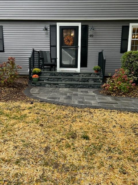 Modern Walkway and Entrance Transformation